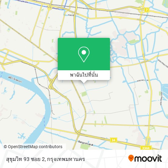 สุขุมวิท 93 ซอย 2 แผนที่