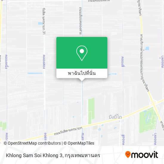 Khlong Sam Soi Khlong 3 แผนที่