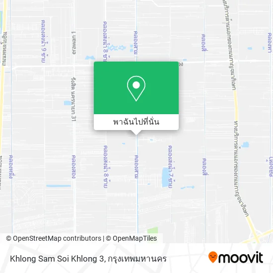 Khlong Sam Soi Khlong 3 แผนที่