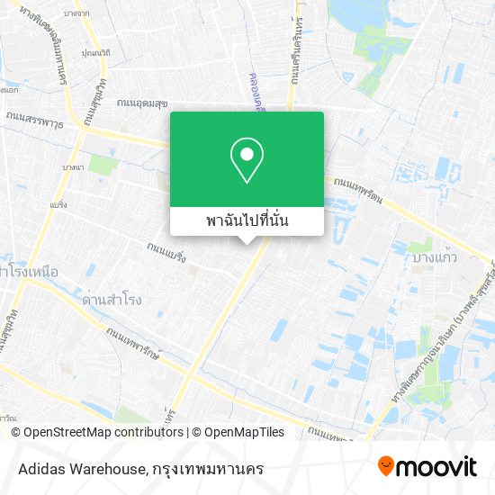 Adidas Warehouse แผนที่