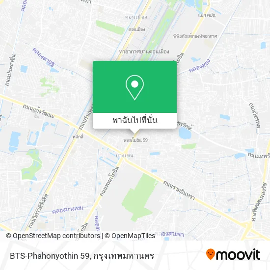 BTS-Phahonyothin 59 แผนที่