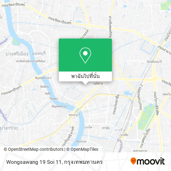 Wongsawang 19 Soi 11 แผนที่