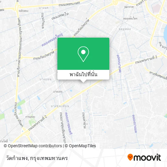 วัดกำแพง แผนที่