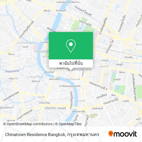 Chinatown Residence Bangkok แผนที่