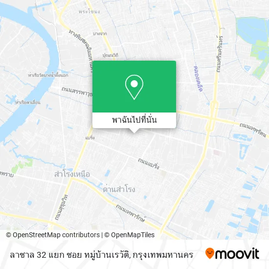 ลาซาล 32 แยก ซอย หมู่บ้านเรวัติ แผนที่
