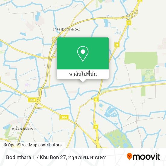 Bodinthara 1 / Khu Bon 27 แผนที่