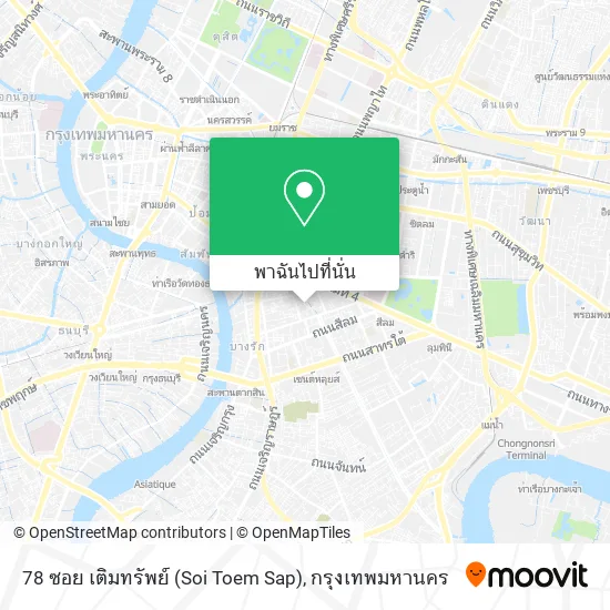 78 ซอย เติมทรัพย์ (Soi Toem Sap) แผนที่