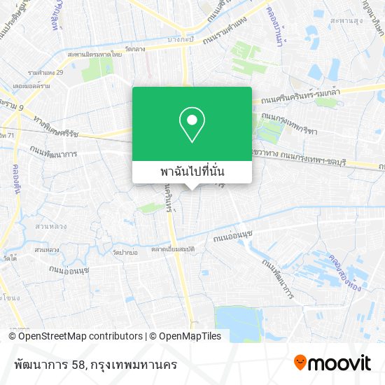 พัฒนาการ 58 แผนที่