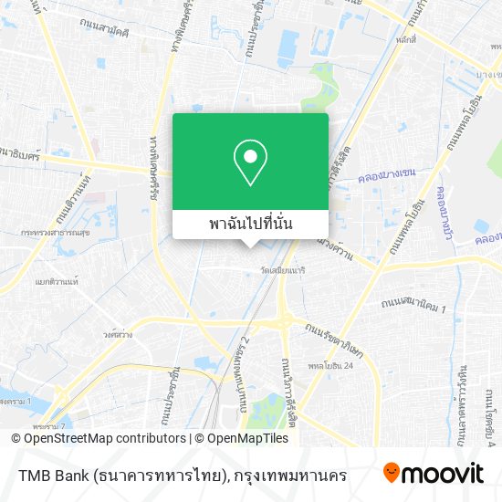 TMB Bank (ธนาคารทหารไทย) แผนที่