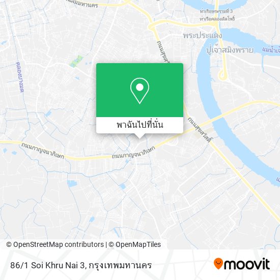 86/1 Soi Khru Nai 3 แผนที่