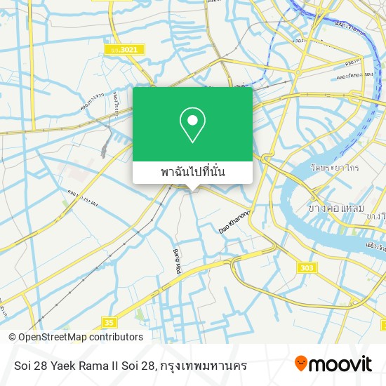 Soi 28 Yaek Rama II Soi 28 แผนที่