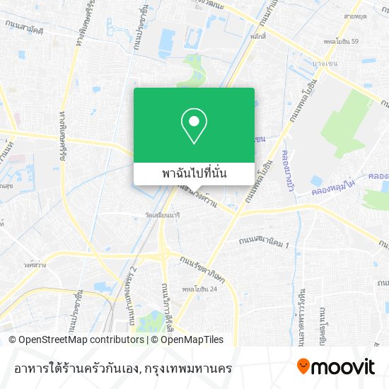 อาหารใต้ร้านครัวกันเอง แผนที่