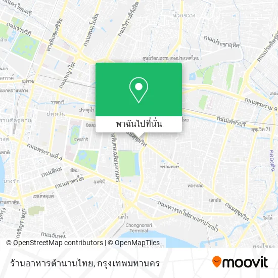 ร้านอาหารตำนานไทย แผนที่