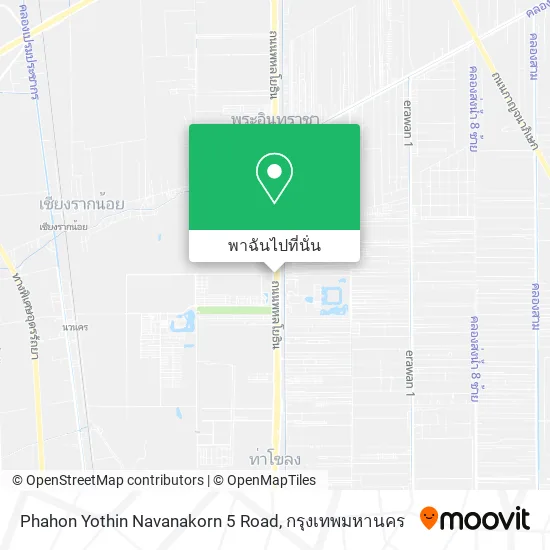 Phahon Yothin Navanakorn 5 Road แผนที่