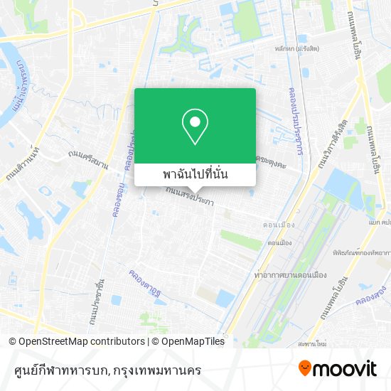 ศูนย์กีฬาทหารบก แผนที่