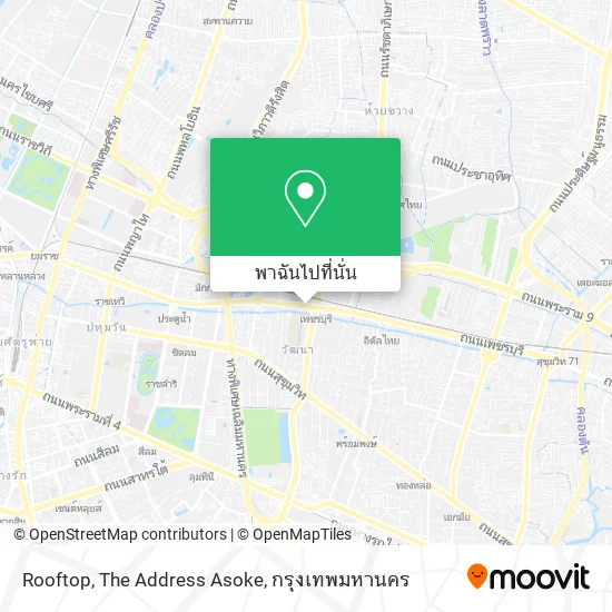 Rooftop, The Address Asoke แผนที่
