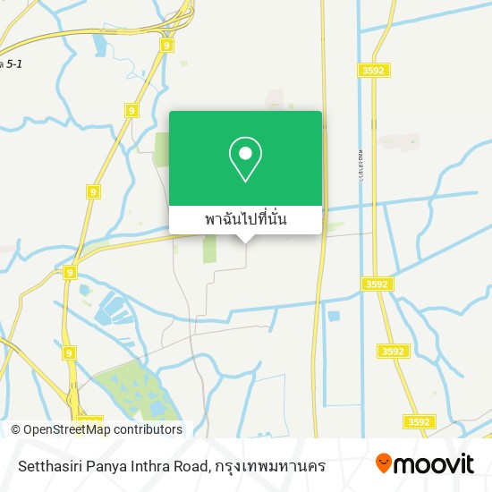 Setthasiri Panya Inthra Road แผนที่