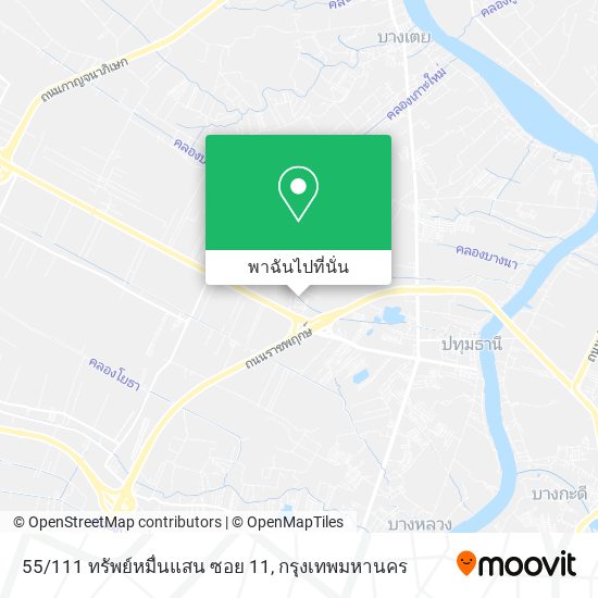 55/111 ทรัพย์หมื่นแสน ซอย 11 แผนที่