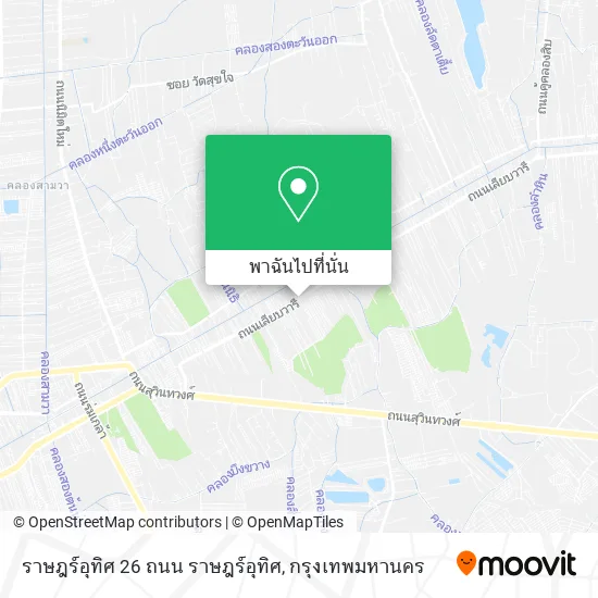 ราษฎร์อุทิศ 26 ถนน ราษฎร์อุทิศ แผนที่