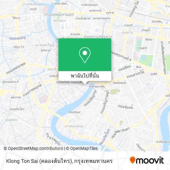 Klong Ton Sai (คลองต้นไทร) แผนที่