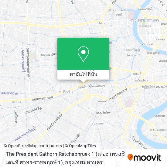 The President Sathorn-Ratchaphruek 1 (เดอะ เพรสซิเดนท์ สาทร-ราชพฤกษ์ 1) แผนที่