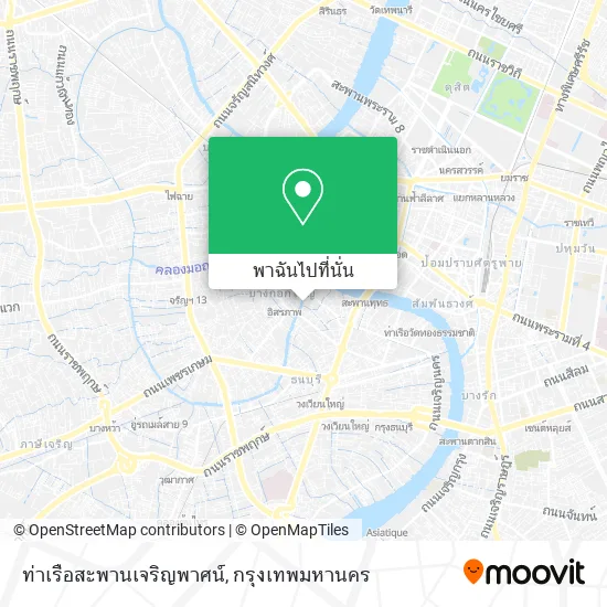 ท่าเรือสะพานเจริญพาศน์ แผนที่