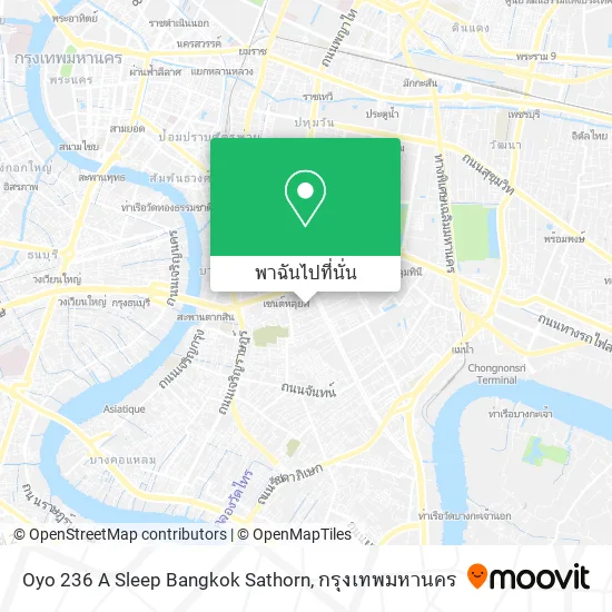 Oyo 236 A Sleep Bangkok Sathorn แผนที่