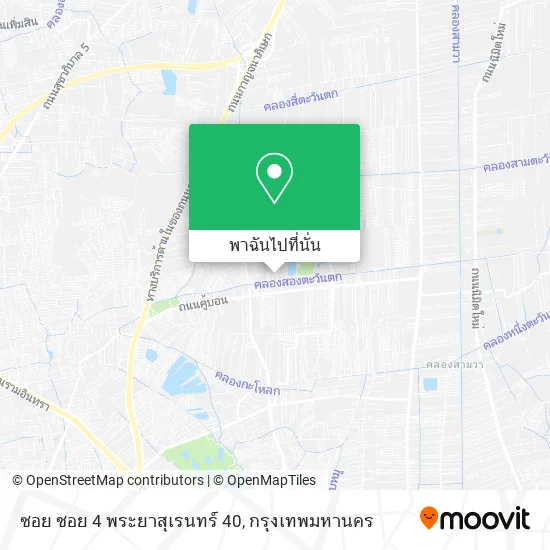 ซอย ซอย 4 พระยาสุเรนทร์ 40 แผนที่