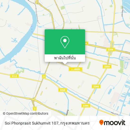 Soi Phonprasit Sukhumvit 107 แผนที่