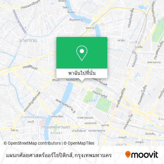 แผนกศัลยศาสตร์ออร์โธปิติกส์ แผนที่