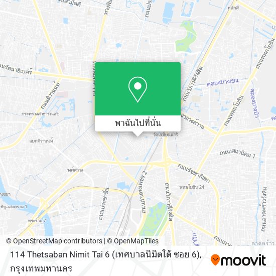 114 Thetsaban Nimit Tai 6 (เทศบาลนิมิตใต้ ซอย 6) แผนที่