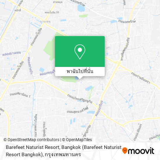 Barefeet Naturist Resort, Bangkok แผนที่