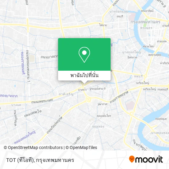 TOT (ทีโอที) แผนที่
