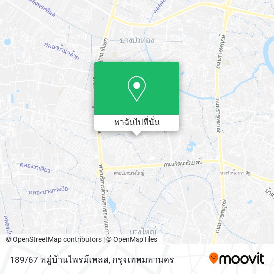 189/67 หมู่บ้านไพรม์เพลส แผนที่