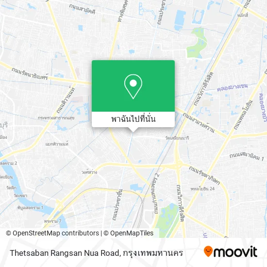 Thetsaban Rangsan Nua Road แผนที่