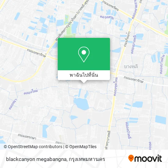 blackcanyon megabangna แผนที่