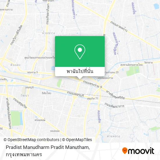 Pradist Manudharm Pradit Manutham แผนที่