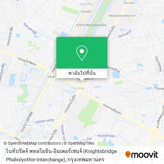 ไนท์บริดจ์ พหลโยธิน-อินเตอร์เชนจ์ (Knightsbridge Phaholyothin-Interchange) แผนที่