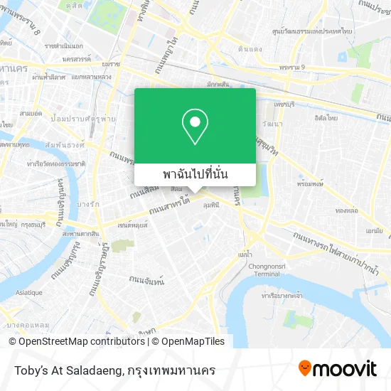 Toby’s At Saladaeng แผนที่