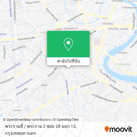 พระรามที่ / พระราม 2 ซอย 28 แยก 13 แผนที่