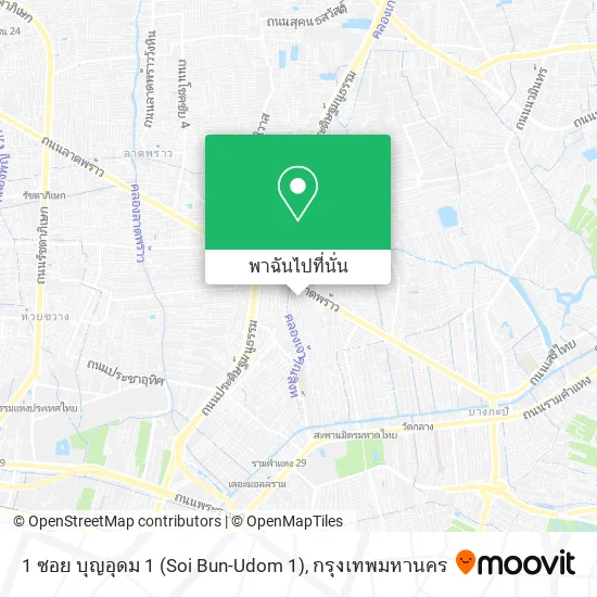 1 ซอย บุญอุดม 1 (Soi Bun-Udom 1) แผนที่