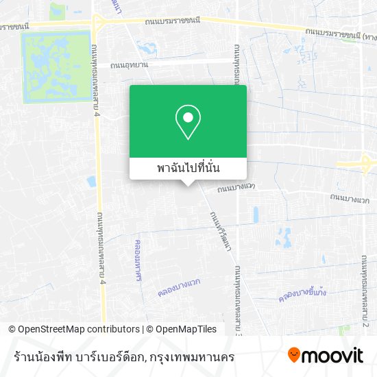 ร้านน้องพีท บาร์เบอร์ด็อก แผนที่