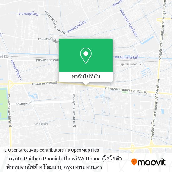 Toyota Phithan Phanich Thawi Watthana (โตโยต้า พิธานพาณิชย์ ทวีวัฒนา) แผนที่