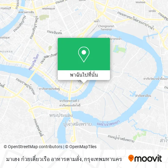 มาเฮง ก๋วยเตี๋ยวเรือ อาหารตามสั่ง แผนที่