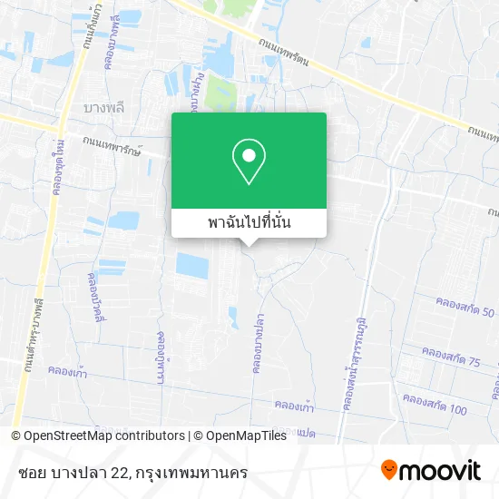 ซอย บางปลา 22 แผนที่