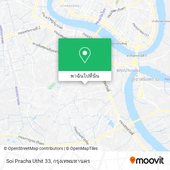 Soi Pracha Uthit 33 แผนที่