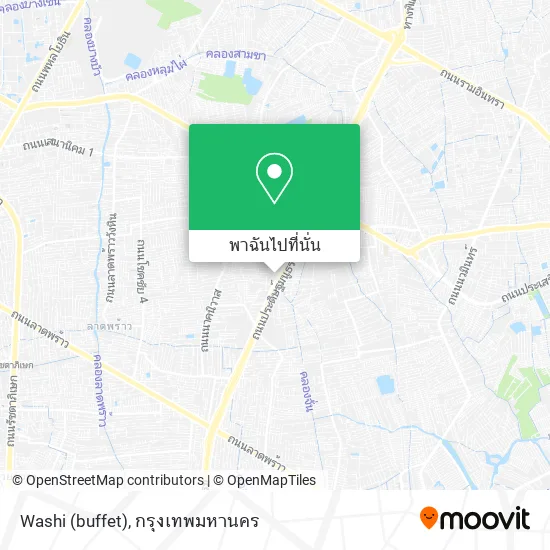Washi (buffet) แผนที่