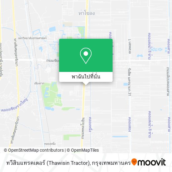 ทวีสินแทรคเตอร์ (Thawisin Tractor) แผนที่