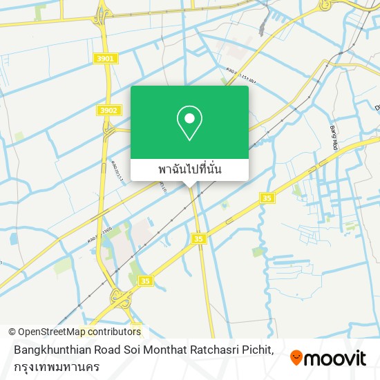Bangkhunthian Road Soi Monthat Ratchasri Pichit แผนที่