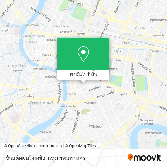 ร้านตัดผมโอเอชิส แผนที่